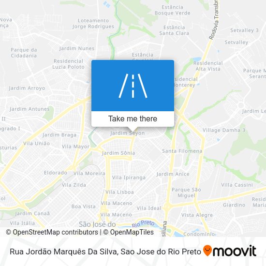Rua Jordão Marquês Da Silva map