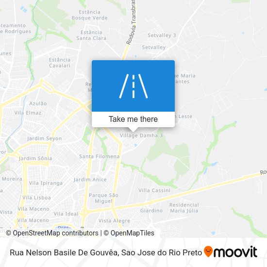Rua Nelson Basile De Gouvêa map