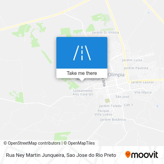Rua Ney Martin Junqueira map