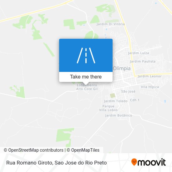 Rua Romano Giroto map