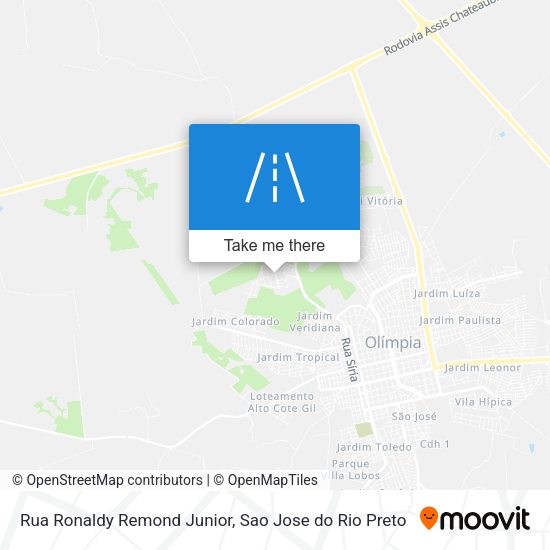 Rua Ronaldy Remond Junior map