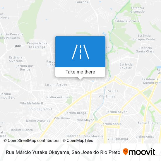 Rua Márcio Yutaka Okayama map