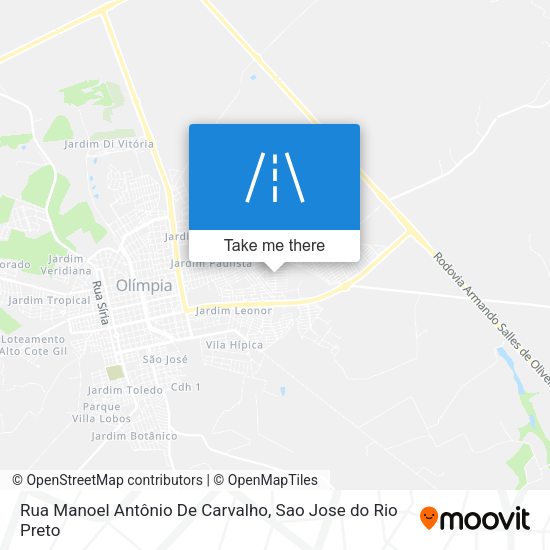 Rua Manoel Antônio De Carvalho map