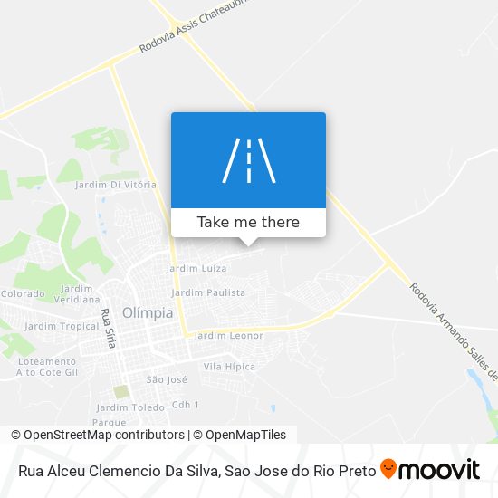 Rua Alceu Clemencio Da Silva map