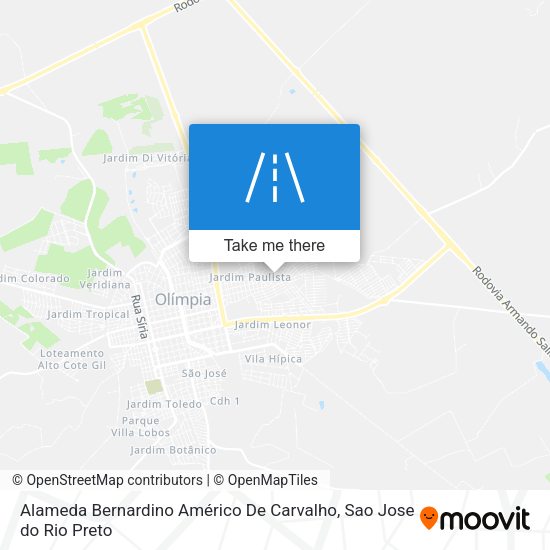 Alameda Bernardino Américo De Carvalho map