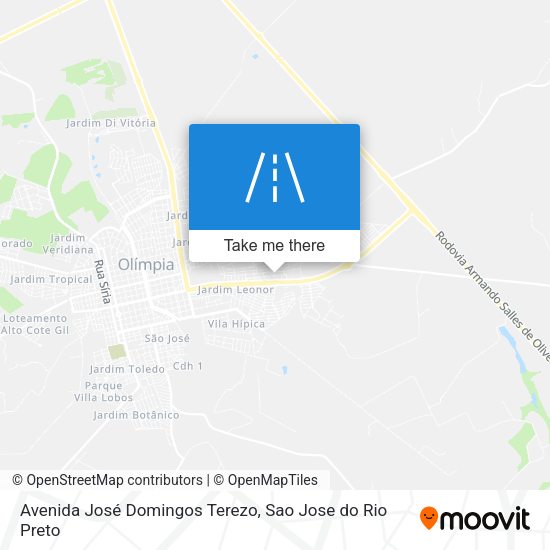 Avenida José Domingos Terezo map