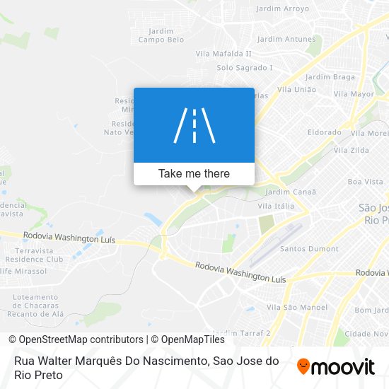 Rua Walter Marquês Do Nascimento map