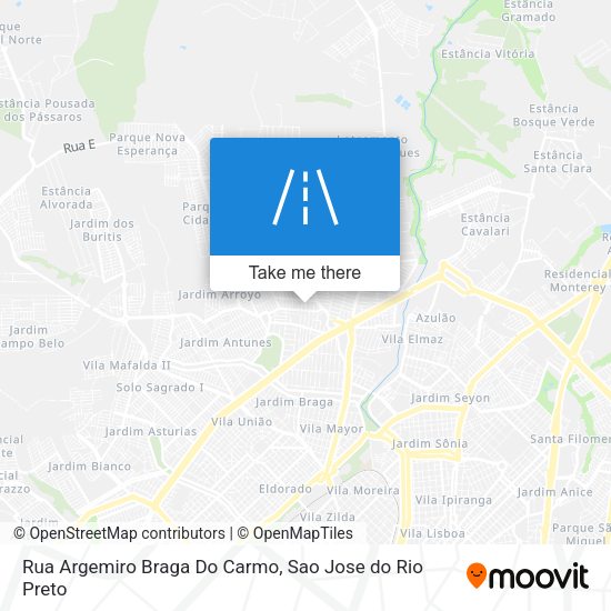 Rua Argemiro Braga Do Carmo map