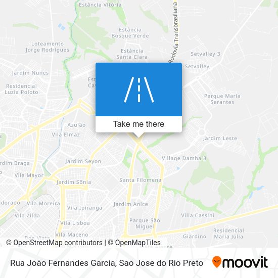 Rua João Fernandes Garcia map