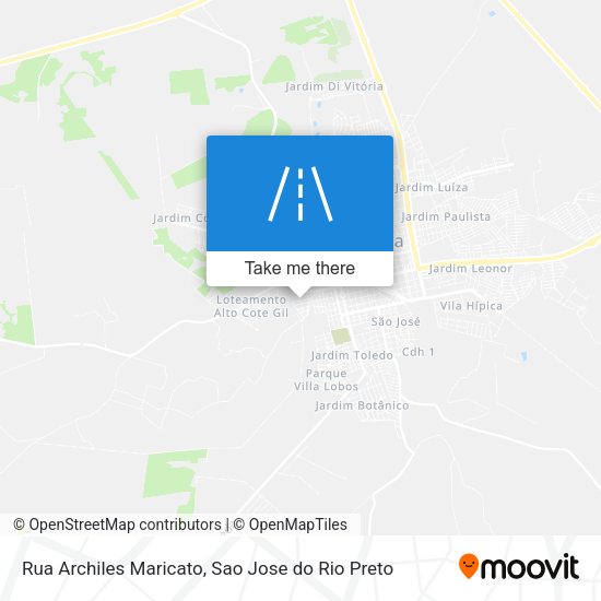 Rua Archiles Maricato map