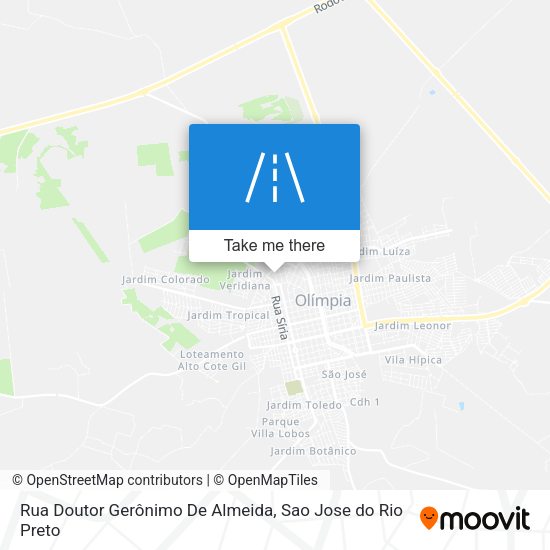 Rua Doutor Gerônimo De Almeida map
