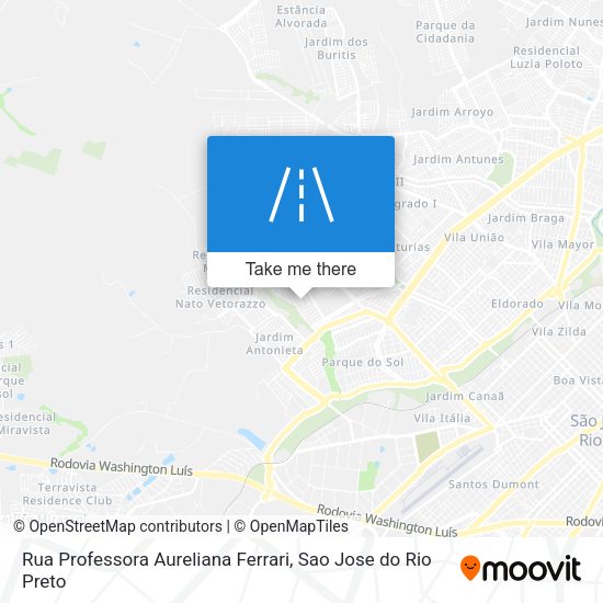Rua Professora Aureliana Ferrari map