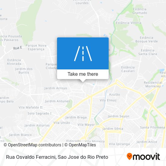 Rua Osvaldo Ferracini map