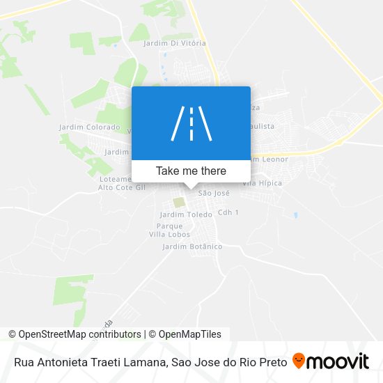 Rua Antonieta Traeti Lamana map