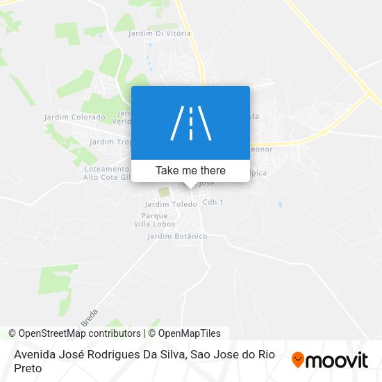 Avenida José Rodrigues Da Silva map