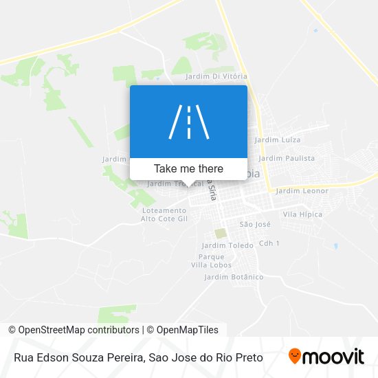 Rua Edson Souza Pereira map
