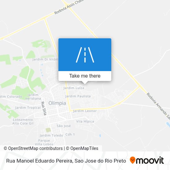 Rua Manoel Eduardo Pereira map
