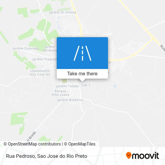 Rua Pedroso map