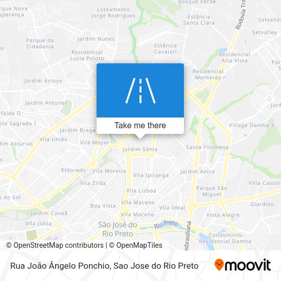 Rua João Ângelo Ponchio map