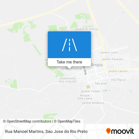 Rua Manoel Martins map