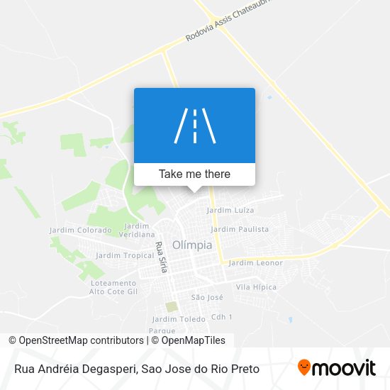 Rua Andréia Degasperi map