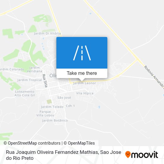 Rua Joaquim Oliveira Fernandez Mathias map