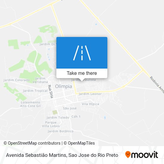 Avenida Sebastião Martins map