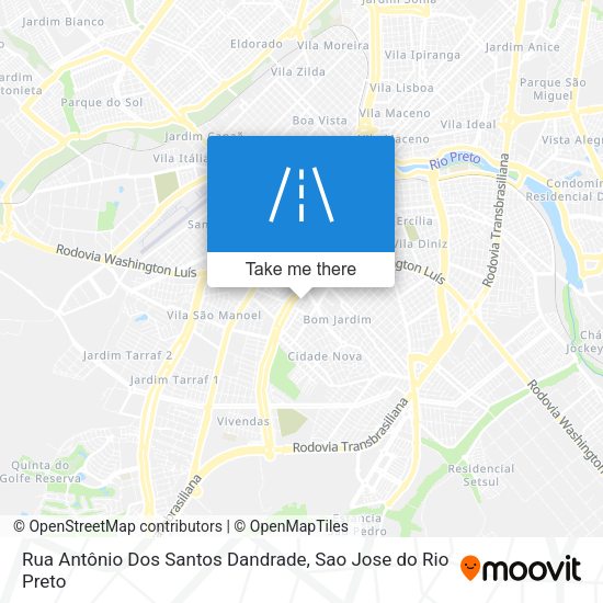 Rua Antônio Dos Santos Dandrade map