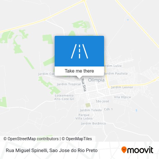 Rua Miguel Spinelli map