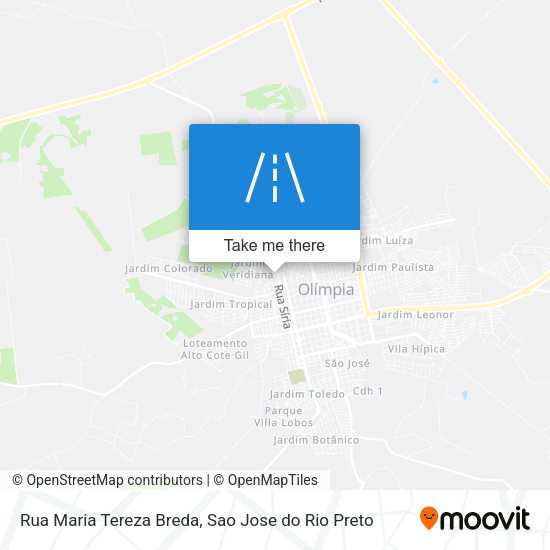 Rua Maria Tereza Breda map