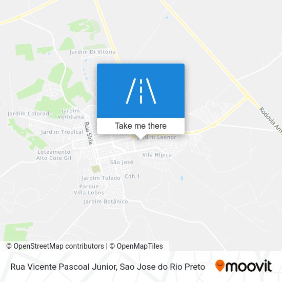 Rua Vicente Pascoal Junior map