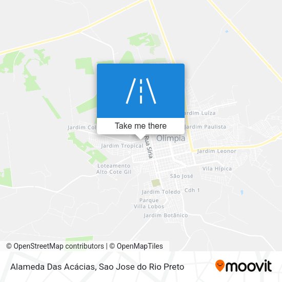 Alameda Das Acácias map