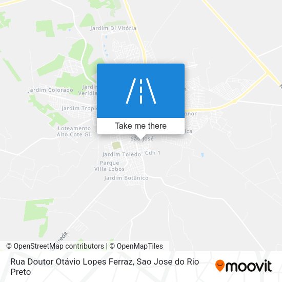 Rua Doutor Otávio Lopes Ferraz map