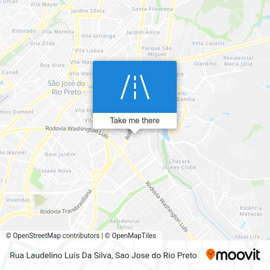 Rua Laudelino Luís Da Silva map