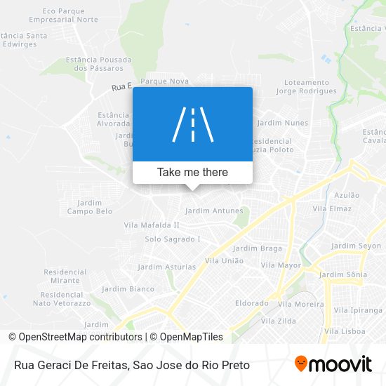 Rua Geraci De Freitas map