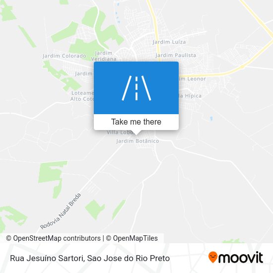 Rua Jesuíno Sartori map