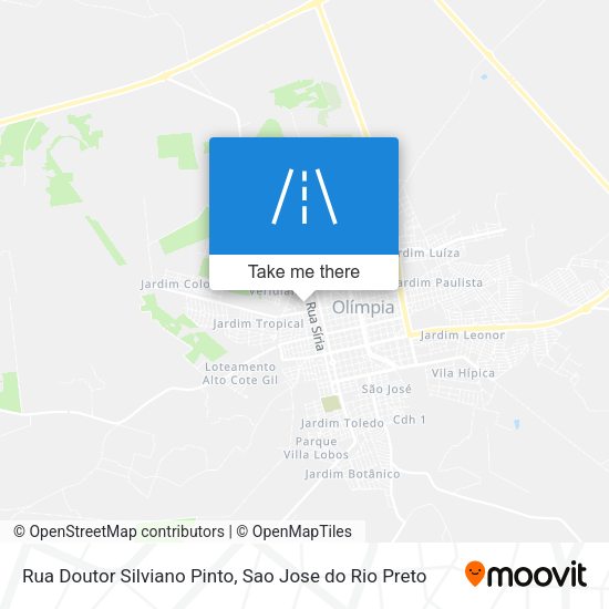 Rua Doutor Silviano Pinto map