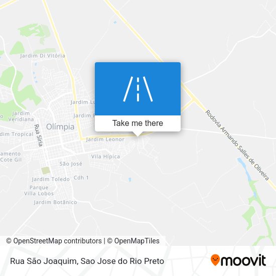 Rua São Joaquim map