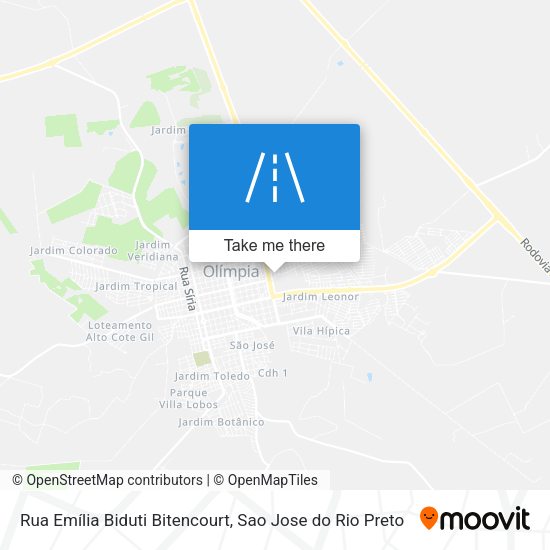 Rua Emília Biduti Bitencourt map