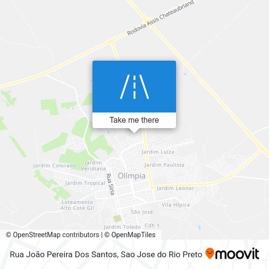 Rua João Pereira Dos Santos map