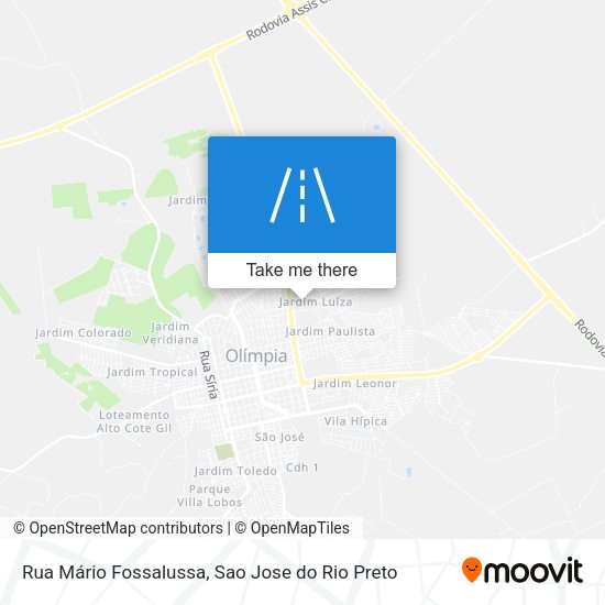 Rua Mário Fossalussa map