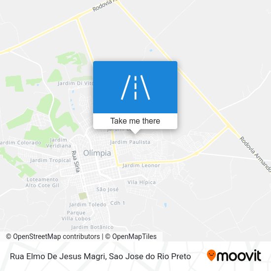 Rua Elmo De Jesus Magri map