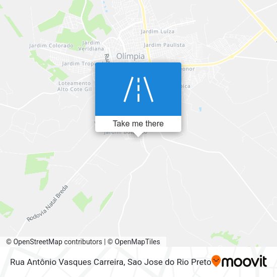 Rua Antônio Vasques Carreira map