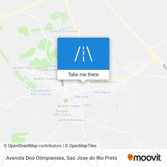 Avenida Dos Olimpienses map