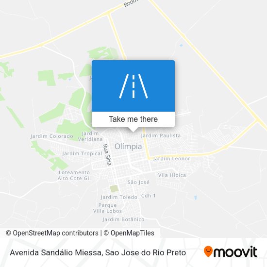 Avenida Sandálio Miessa map