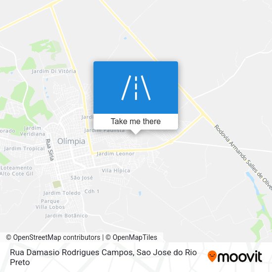 Rua Damasio Rodrigues Campos map