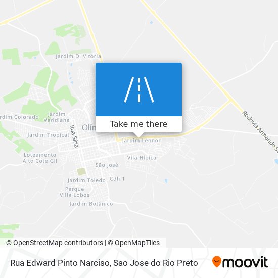 Rua Edward Pinto Narciso map