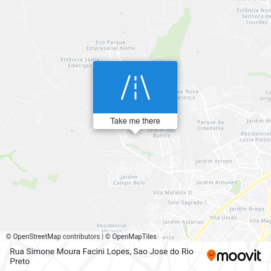 Rua Simone Moura Facini Lopes map