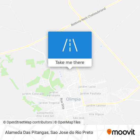 Mapa Alameda Das Pitangas