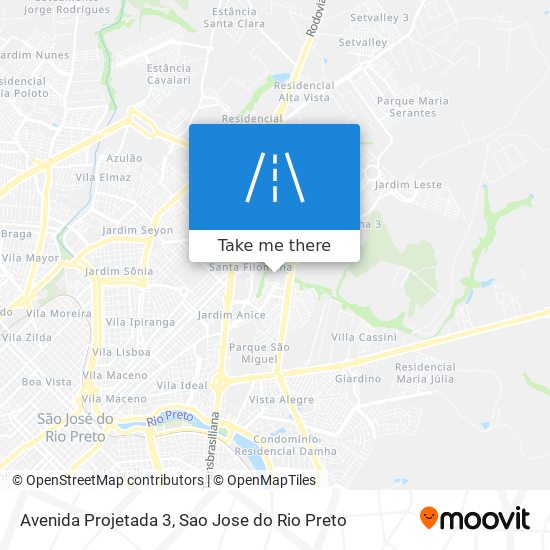 Avenida Projetada 3 map